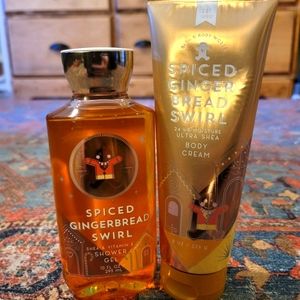 Bath & Body Works Spiced Gingerbread set